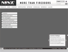 Tablet Screenshot of ninz.it